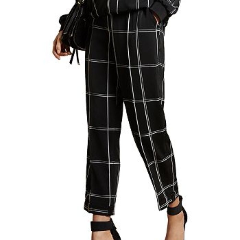 Ted Baker Hansal-Check Tapered Jogger Pants